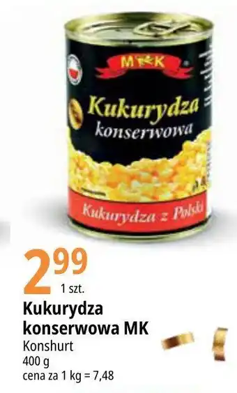 E.Leclerc Kukurydza konserwowa oferta
