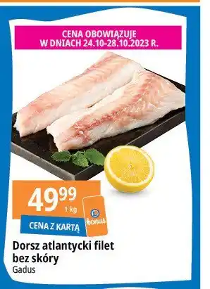 E.Leclerc Dorsz atlantycki filet bez skóry oferta