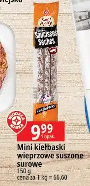 E.Leclerc Kiełbaski wieprzowe suszone surowe oferta
