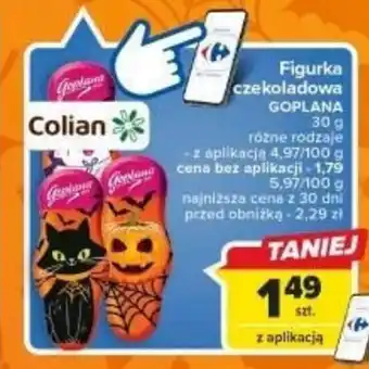 Carrefour Figurka czekoladowa GOPLANA 30 g oferta