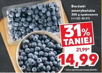 Kaufland Borówki amerykańskie 300 g opakowanie oferta