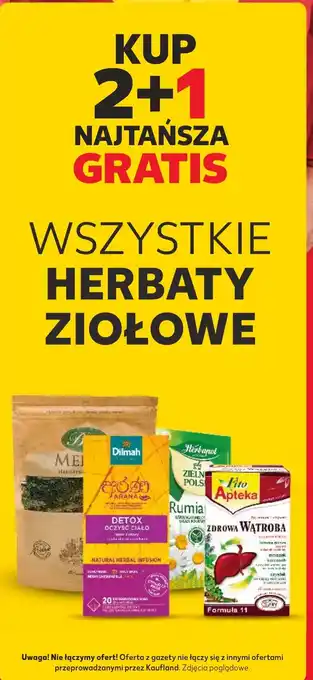 Kaufland WSZYSTKIE HERBATY ZIOŁOWE oferta