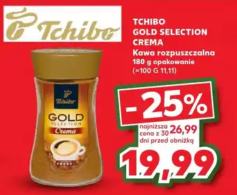 Kaufland Tchibo Gold Selection crema Kawa rozpuszczalne 180g oferta