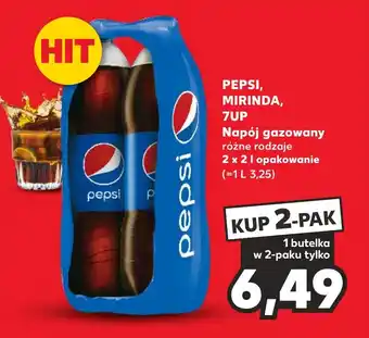 Kaufland PEPSI, MIRINDA, 7UP Napój gazowany 2 x 2l opakowanie oferta