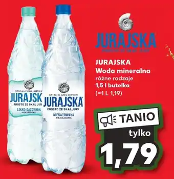 Kaufland JURAJSKA Woda mineralna różne rodzaje 1,5 I butelka oferta