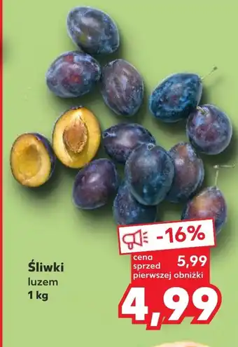 Kaufland Śliwki luzem 1 kg oferta