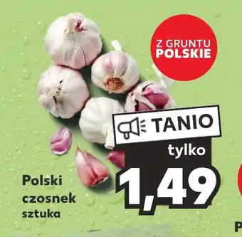 Kaufland Polski czosnek sztuka oferta