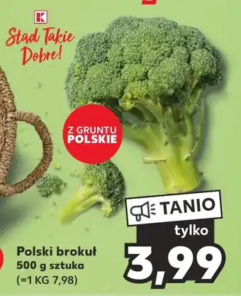 Kaufland Polski brokuł 500 g sztuka oferta