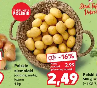Kaufland Polskie ziemniaki jadalne, myte, luzem 1 kg oferta