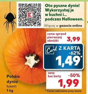 Kaufland Polska dynia luzem 1 kg oferta
