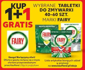 Kaufland Wybrane tabletki do zmywarki 40-60 szt. Marki Fairy oferta