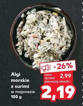 Kaufland Algi morskie z surimi w majonezie 100 g oferta