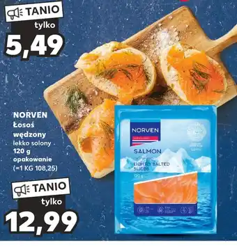 Kaufland NORVEN Łosoś wędzony lekko solony 120 g oferta