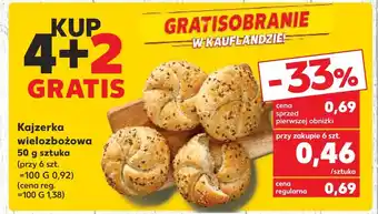 Kaufland Kajzerka wielozbożowa 50 g sztuka oferta