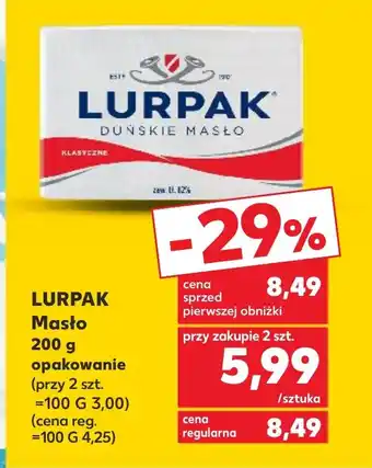 Kaufland LURPAK Masło 200 g opakowanie oferta