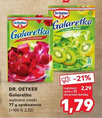 Kaufland Dr.Oetker Galaretka 77g oferta