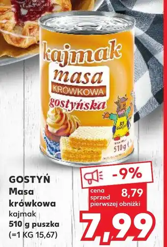 Kaufland GOSTYŃ Masa krówkowa 510g oferta