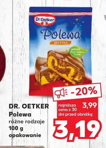 Kaufland Dr.Oetker Polewa 100g oferta