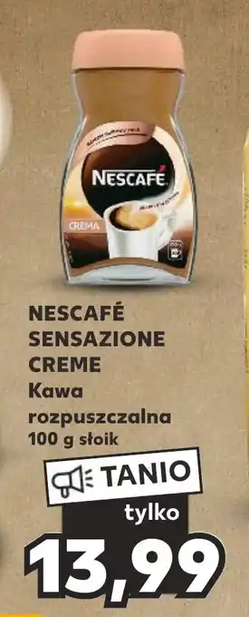 Kaufland NESCAFÉ SENSAZIONE CREME Kawa rozpuszczalna 100g oferta