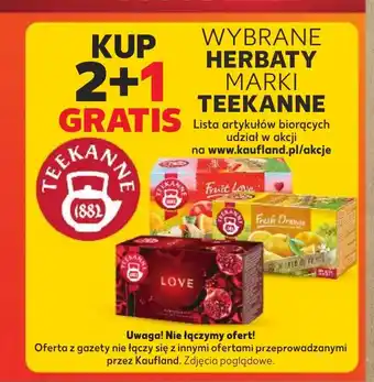 Kaufland WYBRANE HERBATY MARKI TEEKANNE oferta