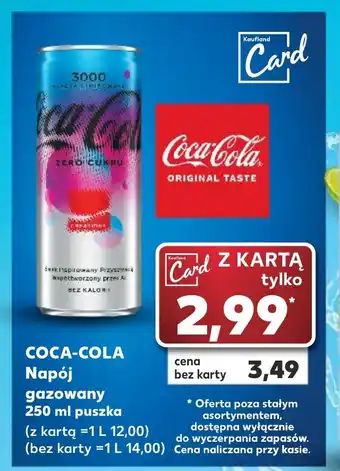 Kaufland COCA-COLA Napój gazowany 250ml oferta