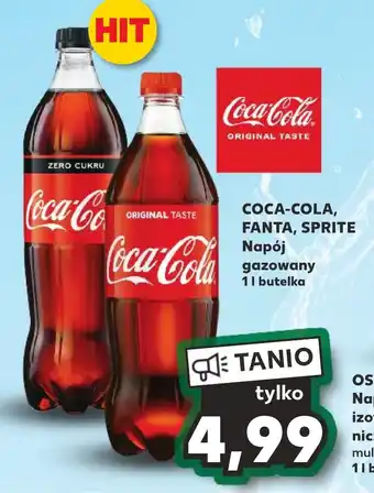 Kaufland Coca-Cola, Fanta, Sprite Napój gazowany 1l oferta