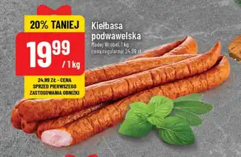 Polomarket Kiełbasa podwawelska Madej Wróbel 1 kg oferta