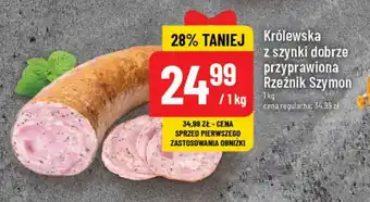 Polomarket Królewska z szynki dobrze przyprawiona Rzeźnik Szymon 1kg oferta