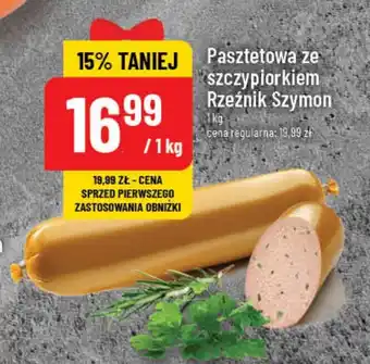 Polomarket Pasztetowa ze szczypiorkiem Rzeźnik Szymon 1kg oferta