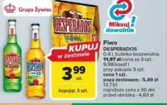 Carrefour Piwo DESPERADOS 0,4 l oferta