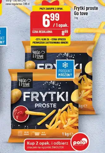 Polomarket Frytki proste Go tove 1kg oferta