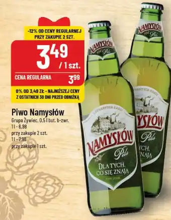 Polomarket Piwo Namysłów Grupa Żywiec, 0,5 l oferta