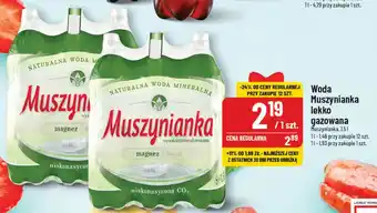 Polomarket Woda Muszynianka lekko gazowana Muszynianka, 1,5l oferta