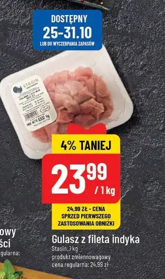 Polomarket Gulasz z fileta indyka oferta