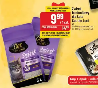 Polomarket Żwirek bentonitowy dla kota Cat the Lord 5l oferta
