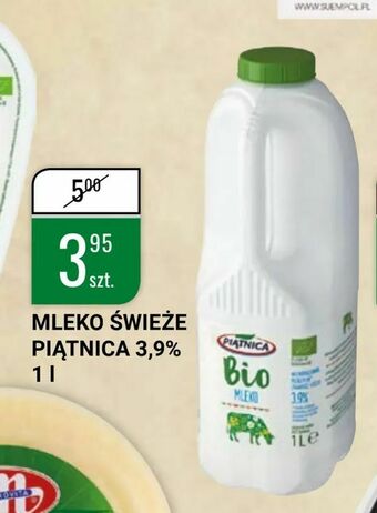 bi1 Mleko świeże piątnica 3,9% 1 l oferta