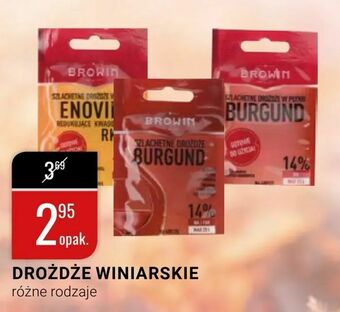 Drożdże winiarskie
