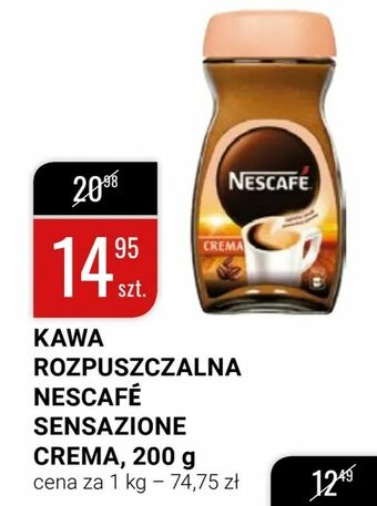 bi1 Kawa rozpuszczalna sensazione crema, 200 g oferta