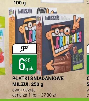 bi1 Płatki śniadaniowe milzu!, 250 g oferta