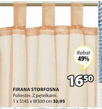 JYSK Firana storfosna oferta