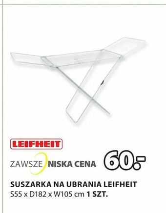 JYSK Suszarka na ubrania leifheit oferta