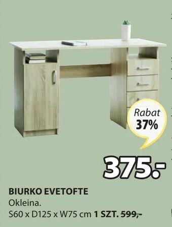 JYSK Biurko evetofte oferta