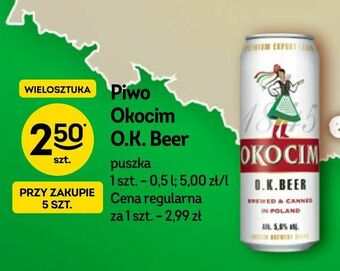 Żabka Piwo Okocim O.K. Beer oferta