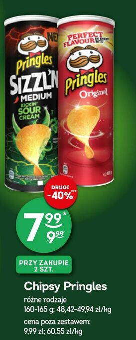 Żabka Chipsy Pringles oferta
