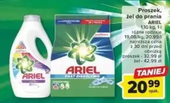 Carrefour ARIEL Proszek, żel do prania oferta