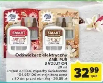 Carrefour AMBI PUR 3 VOLUTION Odświeżacz elektryczny 20 ml oferta