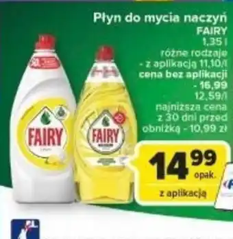 Carrefour FAIRY Płyn do mycia naczyń 1,45 L oferta