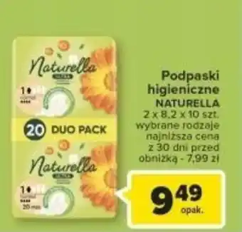 Carrefour NATURELLA Podpaski higieniczne oferta