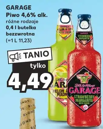 Kaufland GARAGE Piwo 4,6% alk. 0,4 I oferta