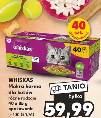 Kaufland WHISKAS Mokra karma dla kotów 40 x 85 g oferta